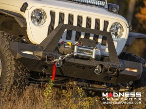 Jeep Wrangler JL Trailchaser Bumper - Front - Option 9 - Aluminum